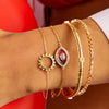 Wholesale Tarot Bracelet Copper Geometric Electroplating Style For Unisex