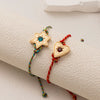 Wholesale Tarot Card Bracelet Copper Geometric Pattern Electroplating Unisex