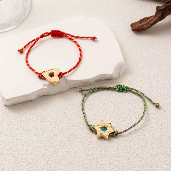 Wholesale Tarot Card Bracelet Copper Geometric Pattern Electroplating Unisex