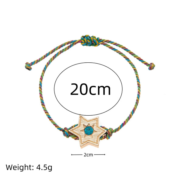 Wholesale Tarot Card Bracelet Copper Geometric Pattern Electroplating Unisex