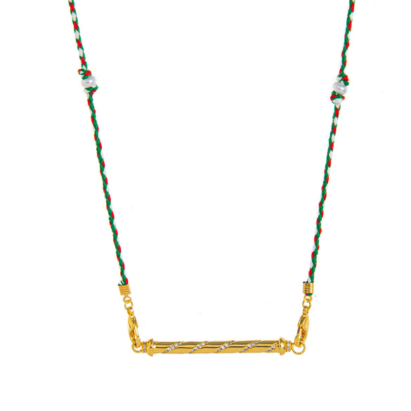 Wholesale Tarot Cone Pendant Necklace Titanium Steel Copper Gold Plated Vintage Geometric Style