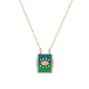 Wholesale Tarot Necklace Copper Geometric Retro Style Electroplated For Unisex