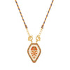 Wholesale Tarot Necklace Copper Geometric Retro Style Electroplated For Unisex