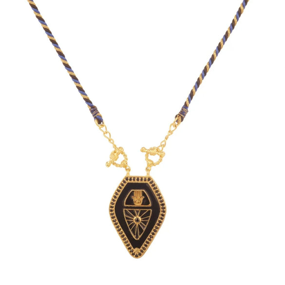 Wholesale Tarot Necklace Copper Geometric Retro Style Electroplated For Unisex