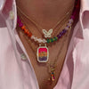 Wholesale Tarot Necklace Copper Geometric Retro Style Electroplated For Unisex