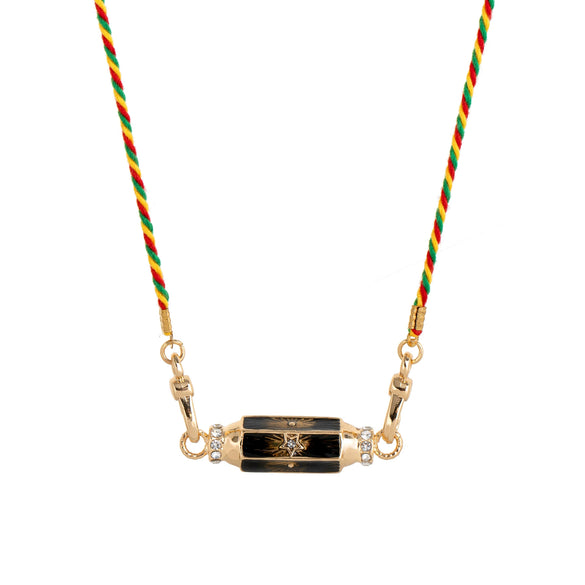 Wholesale Tarot Necklace Copper Gold Plated Geometric Pendant Men's Boyfriend Style