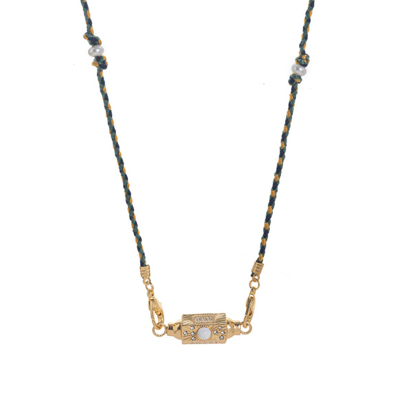 Wholesale Tarot Necklace Copper Gold Plated Geometric Pendant Men's Boyfriend Style