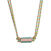 Wholesale Tarot Necklace Copper Gold Plated Geometric Pendant Men's Boyfriend Style