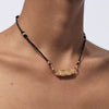 Wholesale Tarot Necklace Copper Gold Plated Geometric Pendant Men's Boyfriend Style