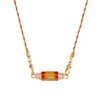 Wholesale Tarot Necklace Copper Gold Plated Geometric Pendant Men's Boyfriend Style