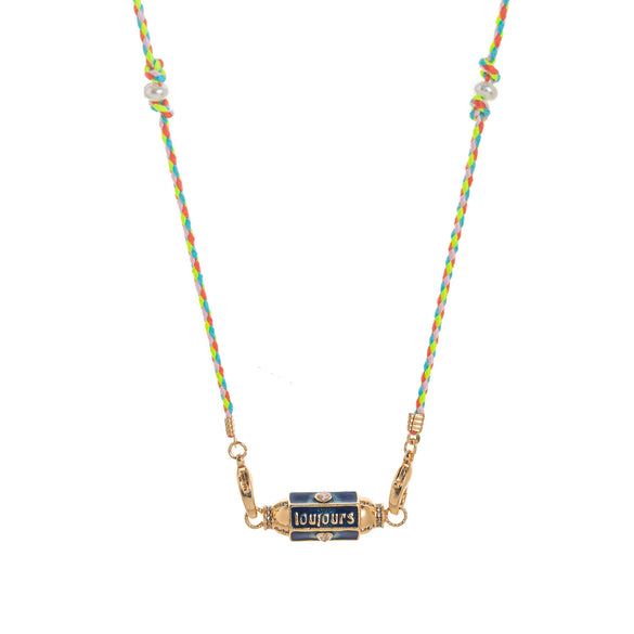 Wholesale Tarot Necklace Copper Gold Plated Geometric Pendant Men's Boyfriend Style