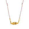 Wholesale Tarot Necklace Copper Gold Plated Geometric Pendant Men's Boyfriend Style