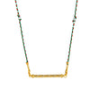 Wholesale Tarot Necklace Copper Gold Plated Geometric Pendant Men's Boyfriend Style