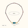 Wholesale Tarot Necklace Copper Gold Plated Geometric Pendant Men's Boyfriend Style