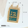 Wholesale Tarot Necklace Pendant Copper Micropaved Geometric Style 18K Gold Plated