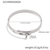 Wholesale Tassel Buckle Bracelet Stainless Steel 18K Gold Plated Electroplated Fashion Geometric Couple Jewelry