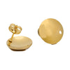 Wholesale Tassel Earrings Stainless Steel Geometric Rhombic Round Irregular Electroplated
