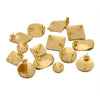 Wholesale Tassel Earrings Stainless Steel Geometric Rhombic Round Irregular Electroplated