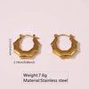 Wholesale Tassel Earrings Stainless Steel Non Fading Exaggerated Niche Jewelry With Electroplating Treatment