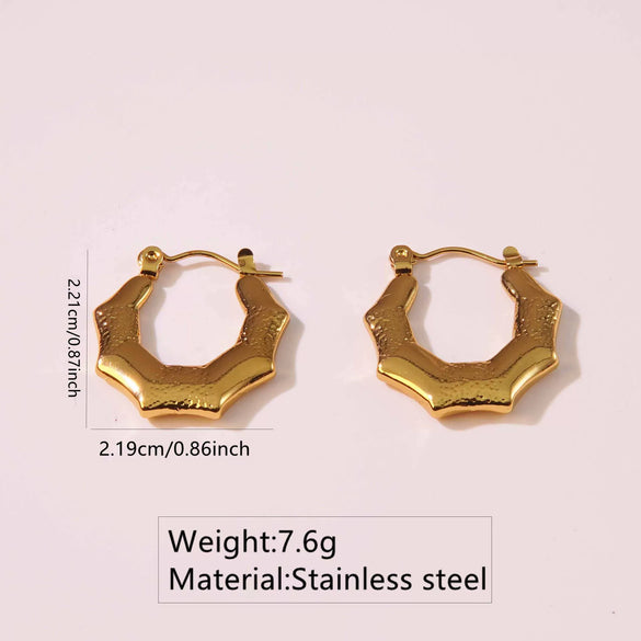 Wholesale Tassel Earrings Stainless Steel Non Fading Exaggerated Niche Jewelry With Electroplating Treatment