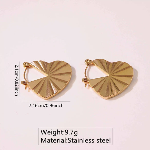 Wholesale Tassel Earrings Stainless Steel Non Fading Exaggerated Niche Jewelry With Electroplating Treatment