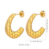 Wholesale Tassel Earrings Stainless Steel Non Fading Exaggerated Niche Jewelry With Electroplating Treatment