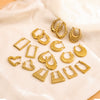 Wholesale Tassel Earrings Stainless Steel Non Fading Exaggerated Niche Jewelry With Electroplating Treatment