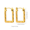 Wholesale Tassel Earrings Stainless Steel Non Fading Exaggerated Niche Jewelry With Electroplating Treatment