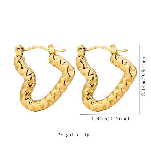 Wholesale Tassel Earrings Stainless Steel Non Fading Exaggerated Niche Jewelry With Electroplating Treatment