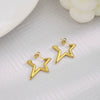 Wholesale Tassel Earrings Stainless Steel Non Fading Exaggerated Niche Jewelry With Electroplating Treatment