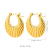 Wholesale Tassel Earrings Stainless Steel Non Fading Exaggerated Niche Jewelry With Electroplating Treatment