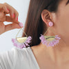 Wholesale Tassel Earrings Zinc Alloy Geometric Hand Knitted Retro Style