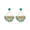 Wholesale Tassel Earrings Zinc Alloy Geometric Hand Knitted Retro Style