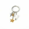 Wholesale Tassel Ring With Mixed Pendant In Gold And Silver Niche Ins Style Sweet And Cool Vibe Titanium Steel Chain Shape Electroplated