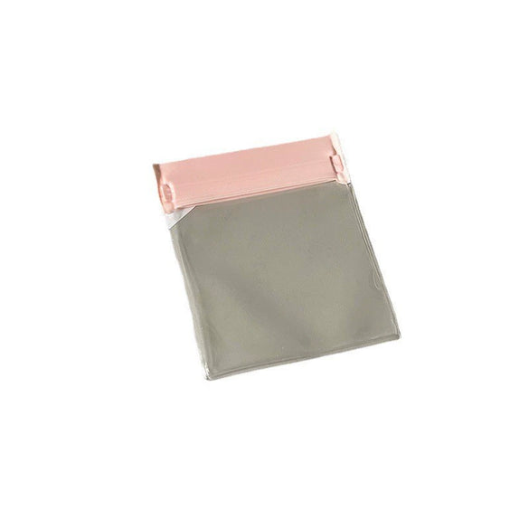 Wholesale Thickened Transparent Soft Eva Antioxidation Sealed Jewelry Bag For Earrings And Bracelet In Pink