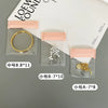 Wholesale Thickened Transparent Soft Eva Antioxidation Sealed Jewelry Bag For Earrings And Bracelet In Pink