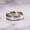 Wholesale Threepiece Ring Copper Rose Gold Color Geometric Retro Style Women's Engagement Ring