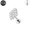 Wholesale Titanium Alloy And Copper Stainless Steel Geometric Style Electroplating Body Piercing Earrings And Lip Rings