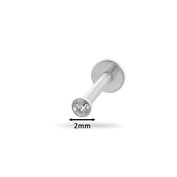 Wholesale Titanium Alloy Geometric Puncture Jewelry Electroplated Lip Nail Tragus Ear Bone Nail