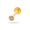 Wholesale Titanium Alloy Geometric Puncture Jewelry Electroplated Lip Nail Tragus Ear Bone Nail