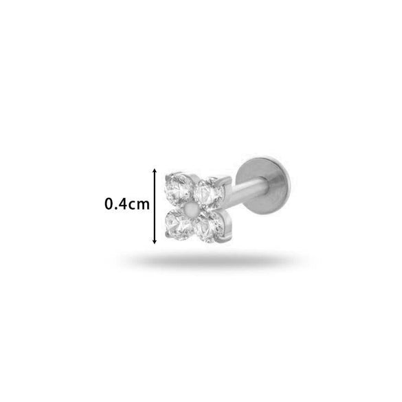 Wholesale Titanium Alloy Geometric Style Electroplated Ear Bone Nail Puncture Jewelry