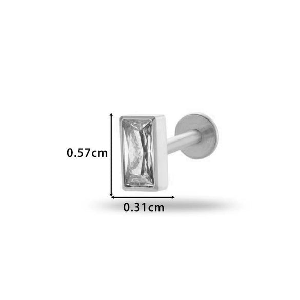 Wholesale Titanium Alloy Geometric Style Electroplated Ear Bone Nail Puncture Jewelry