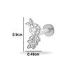 Wholesale Titanium Alloy Geometric Style Electroplated Puncture Jewelry For Women