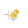 Wholesale Titanium Alloy Heart Shape Electroplated Women's Cartilage Puncture Earrings