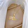 Wholesale Titanium Steel And Copper Animal Zodiac Cartoon Minimalist Style Pendant Necklace For Women