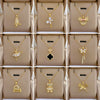 Wholesale Titanium Steel And Copper Diamondencrusted Geometric Fourleaf Flower Women's Necklace