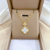 Wholesale Titanium Steel And Copper Necklace With Geometric Pattern And Diamond Microinlaid And Electroplating For Unisex