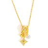 Wholesale Titanium Steel And Copper Pendant Necklace For Women With Diamond Shape And Square Zircon Electroplating Design