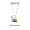 Wholesale Titanium Steel And Copper Starfish Shell Necklace With Star Pattern Electroplated For Women Fashion Minimalist Style