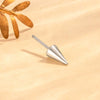 Wholesale Titanium Steel And Stainless Steel Ear Screw Rod With Pointed Cone Ear Plug And Spiral Ear Needle Accessories